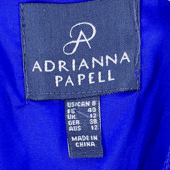 Adrianna Papell Royal Blue Sheath Dress - Picture 3 of 6